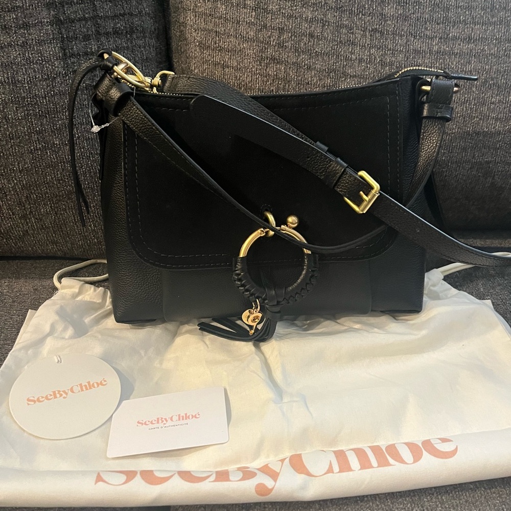 See By Chloe Black Leather Shoulder Bag